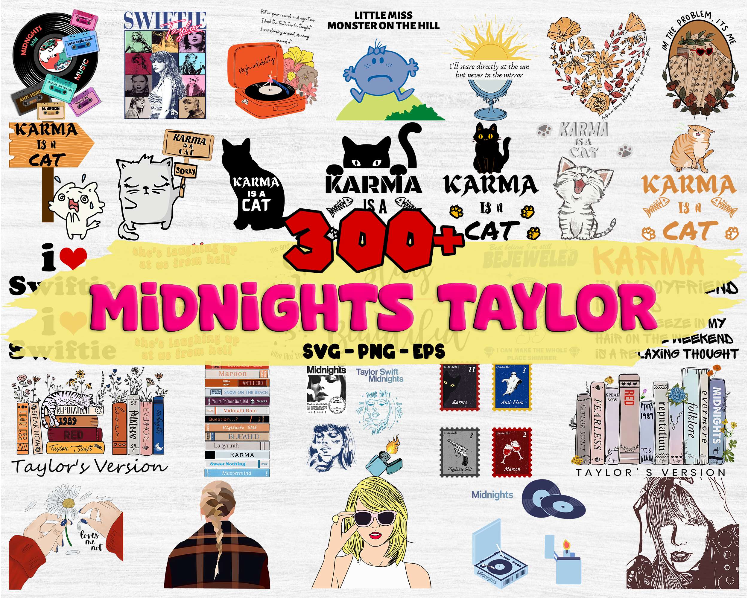 300+ Tay-lor New Album Mid-night Svg, Mid-night Svg, Mid-night New Album 2022 Svg